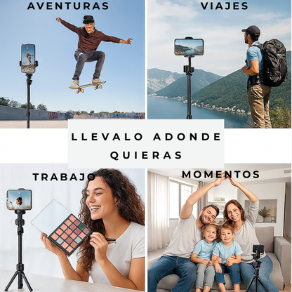 EL COMBO DEFINITIVO: Trípode + Aro de Luz + Ganchos Virales